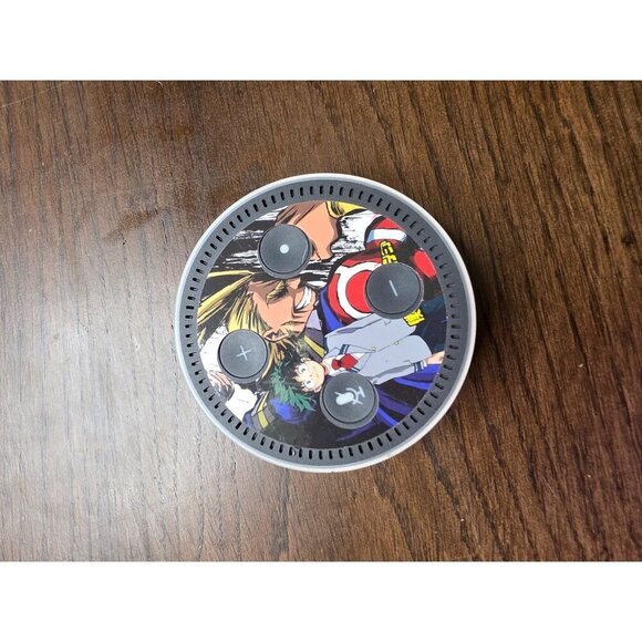 My Hero Academia Themed Amazon Echo Dot 2nd Gen Smart Speaker With Custom Deku & - Picture 1 of 16
